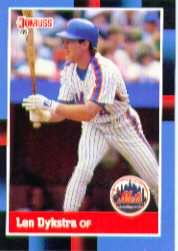 1988 Donruss Baseball Cards    364     Len Dykstra